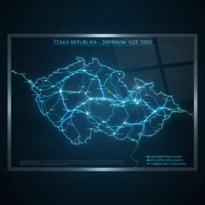 dálniční síť čr 2050
